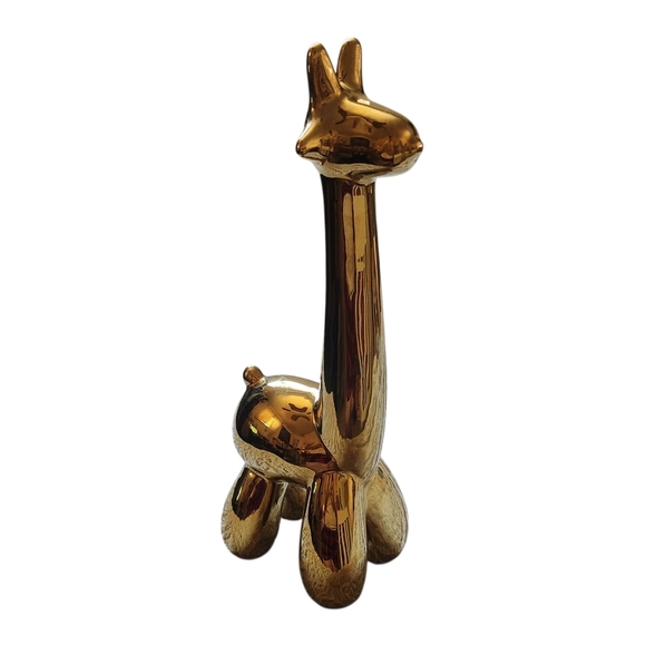 Giraffe Gold Color Balloon Animal Decor - Picture 4 of 9